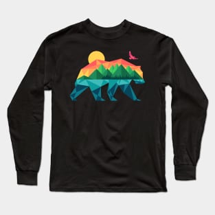 Mountain Bear Long Sleeve T-Shirt